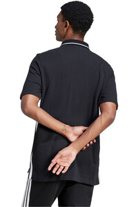 adidas polo manga corta hombre M 3S PQ PS vista trasera