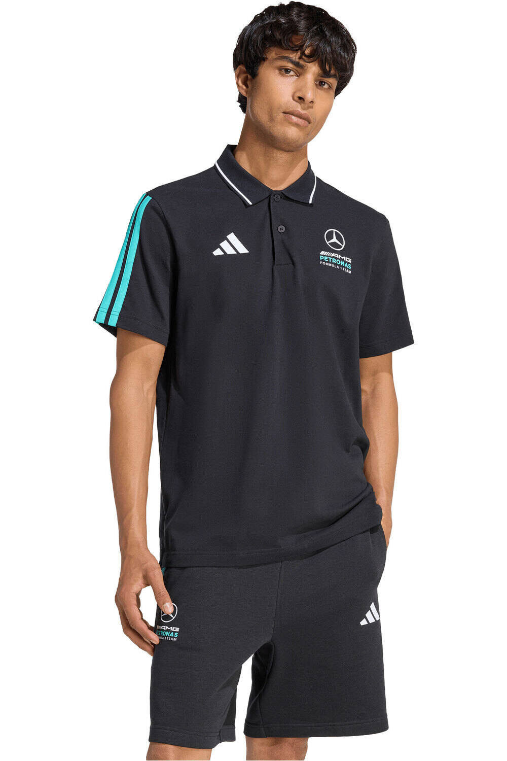 adidas polo manga corta hombre MER DNA POLO M vista frontal