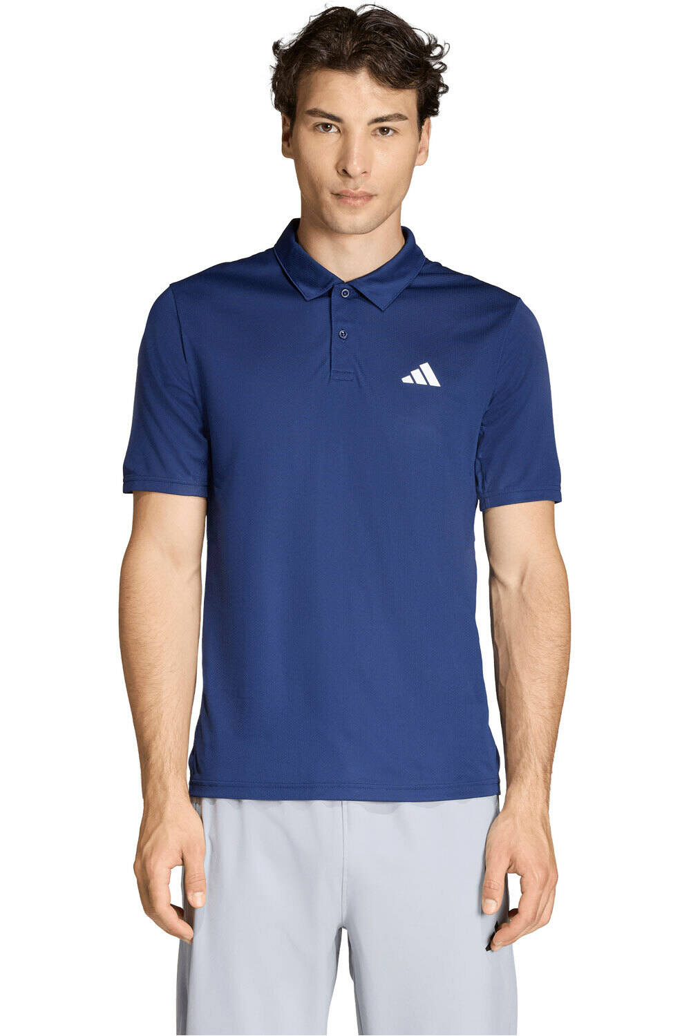 adidas polo manga corta hombre POLO ENTRENAMIENTO ESSENTIALS BASE vista frontal