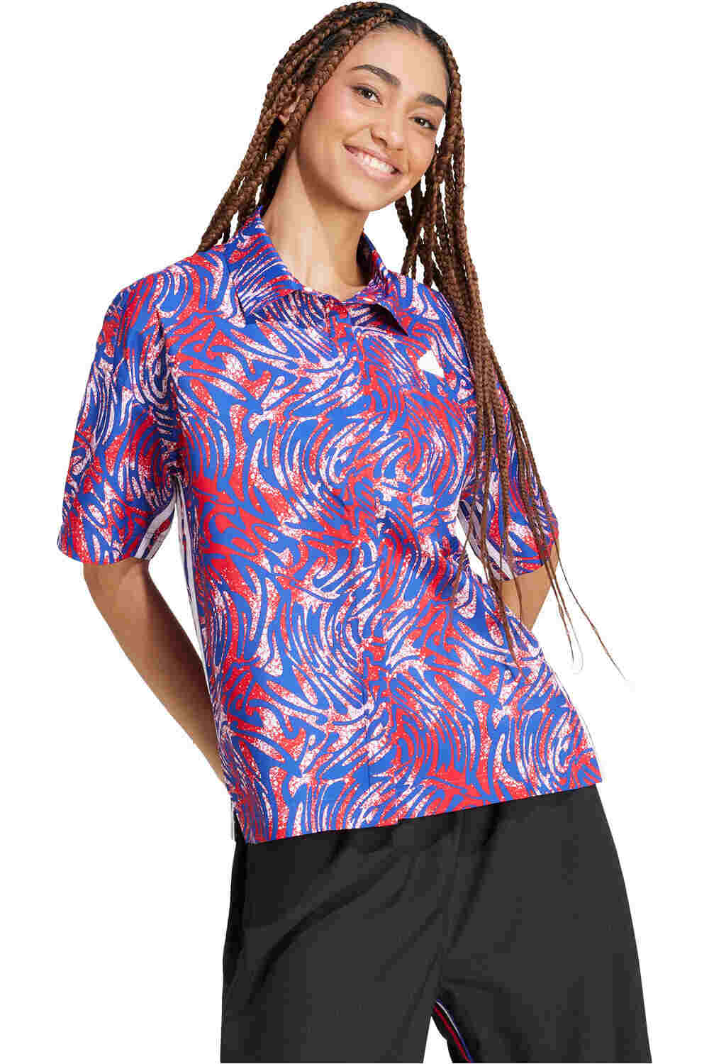 adidas polo manga corta mujer EXPRESS SHIRT vista frontal