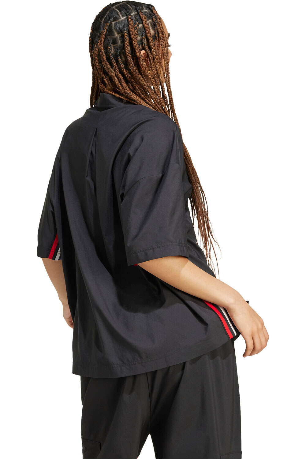 adidas polo manga corta mujer EXPRESS SHIRT vista trasera