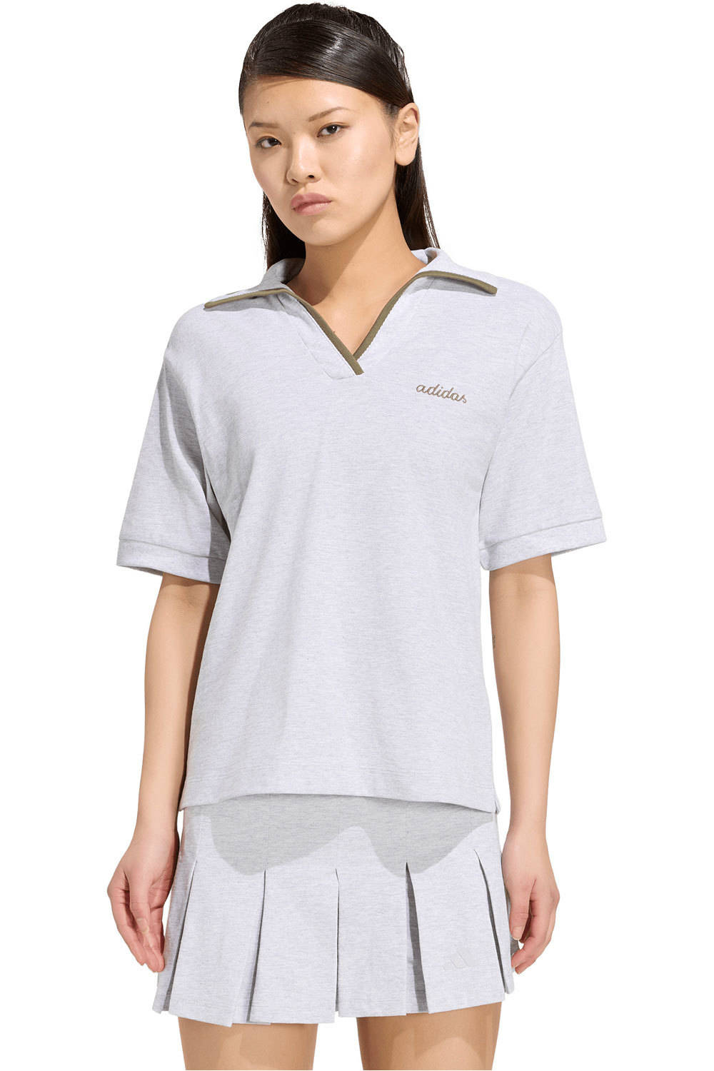 adidas polo manga corta mujer W CP POLO vista frontal