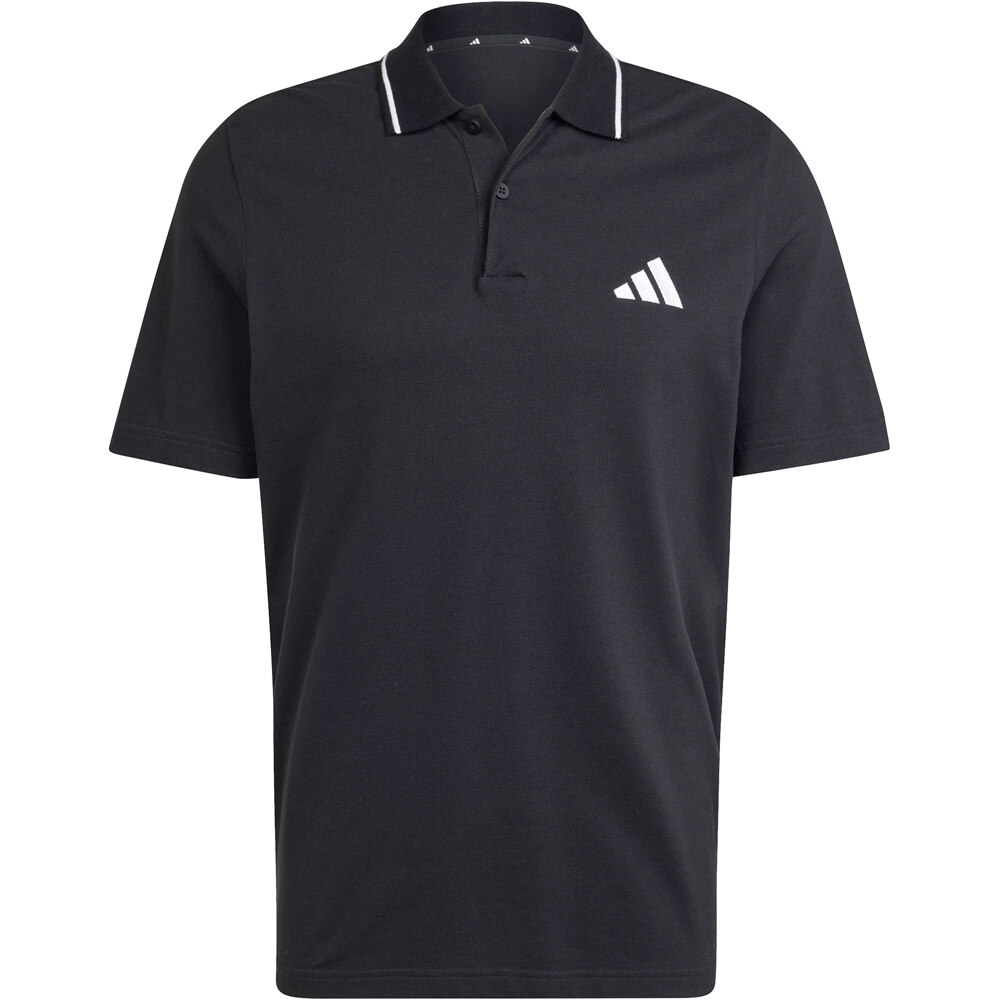 adidas polo manga larga hombre ESSENTIALS SMALL LOGO PIQUE 04