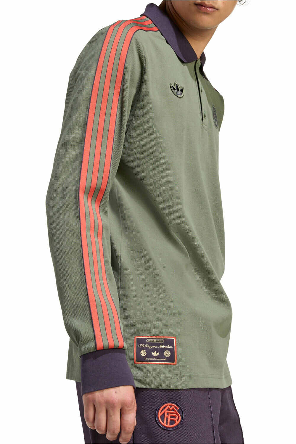 adidas polo manga larga hombre FCB ICON POLO 03