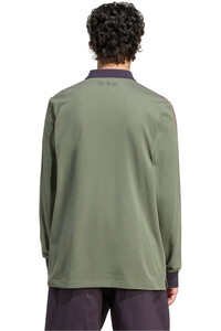 adidas polo manga larga hombre FCB ICON POLO vista trasera