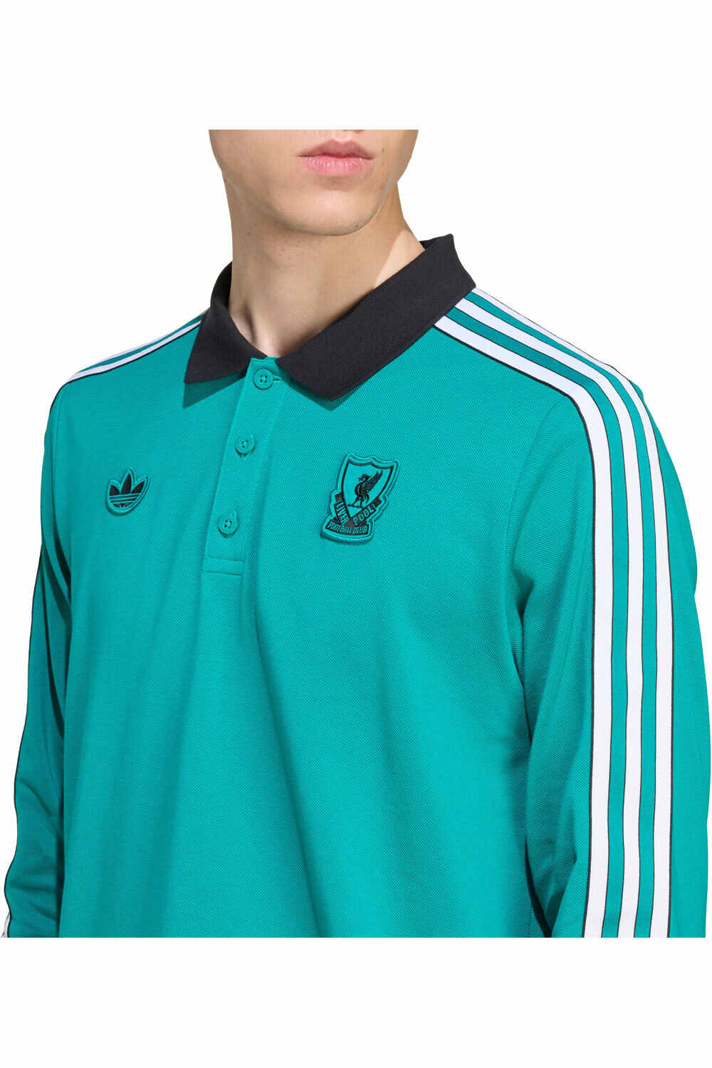 adidas polo manga larga hombre LFC ICON POLO vista detalle