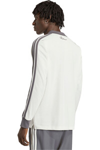 adidas polo manga larga hombre MERCEDES-AMG PETRONAS F1 SILVER ARROW vista trasera