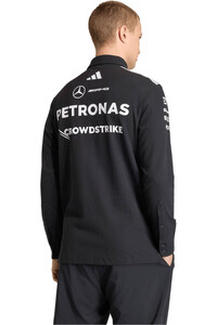 adidas polo manga larga hombre MERCEDES-AMG PETRONAS F1 TEAM POLO vista trasera
