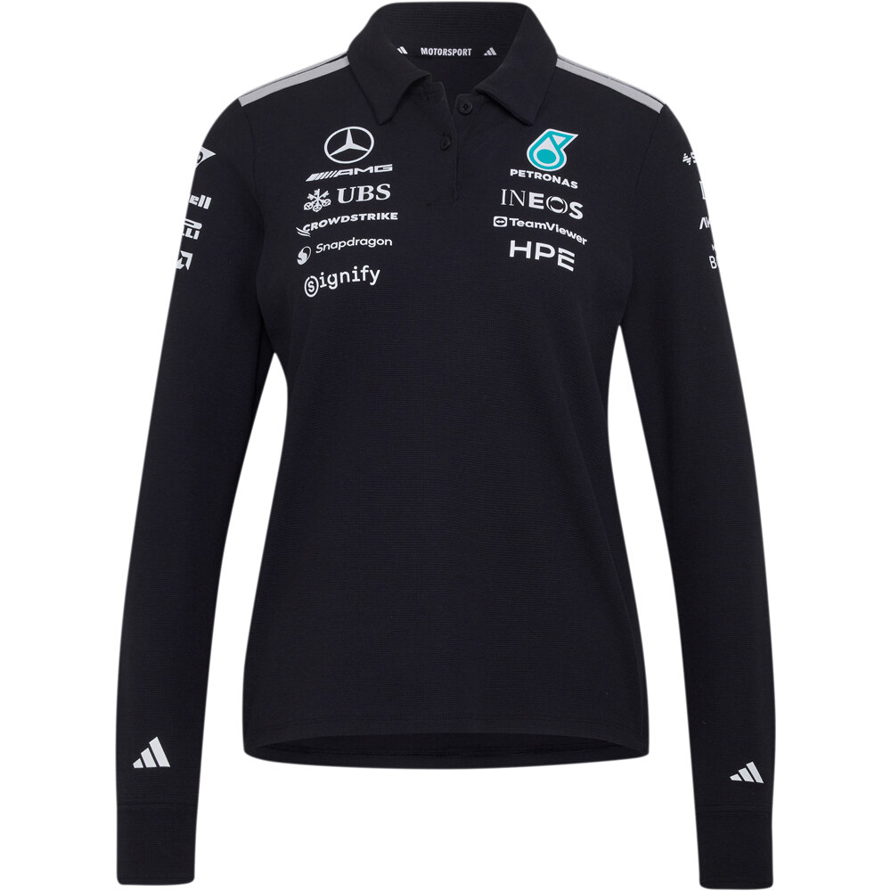 adidas polo manga larga mujer MERCEDES-AMG PETRONAS F1 TEAM POLO 04