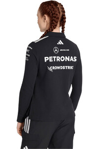 adidas polo manga larga mujer MERCEDES-AMG PETRONAS F1 TEAM POLO vista trasera
