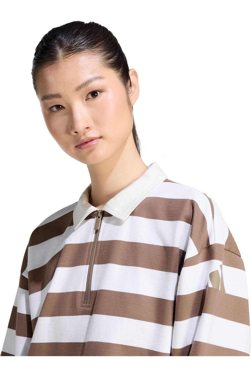 adidas polo manga larga mujer Polo manga larga Essentials felpa vista detalle