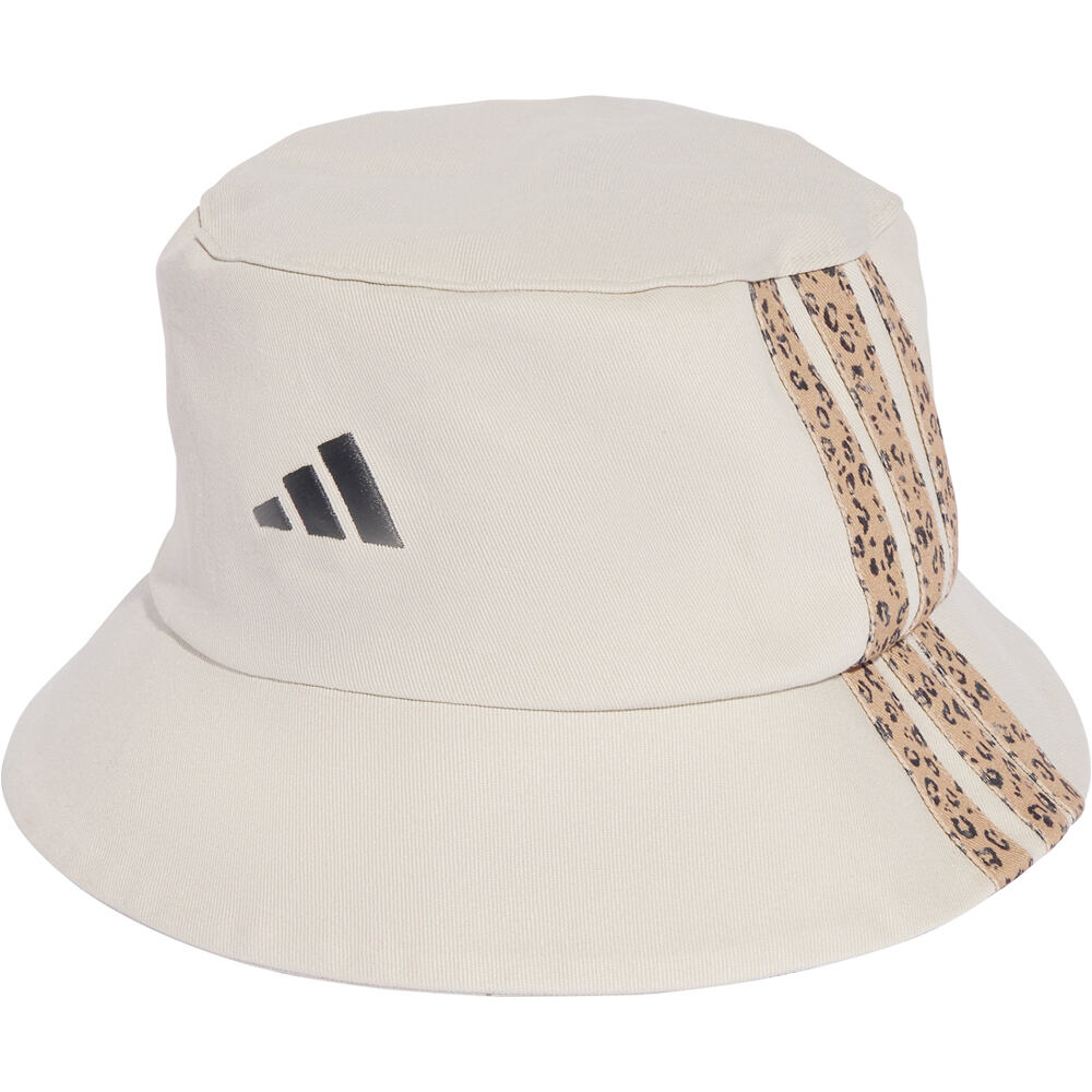 adidas sombrero 3STRIPES LEOPARD GRAPHIC BUCKET vista frontal
