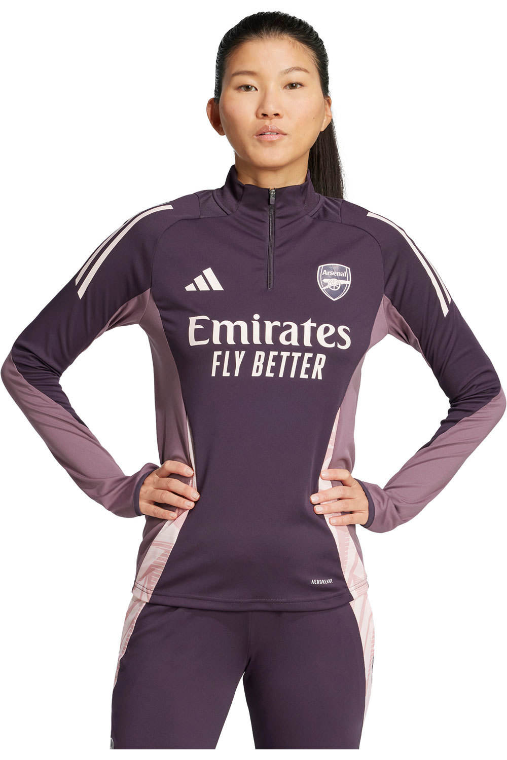 adidas sudadera entrenamiento fútbol Arsenal Tiro 24 vista frontal