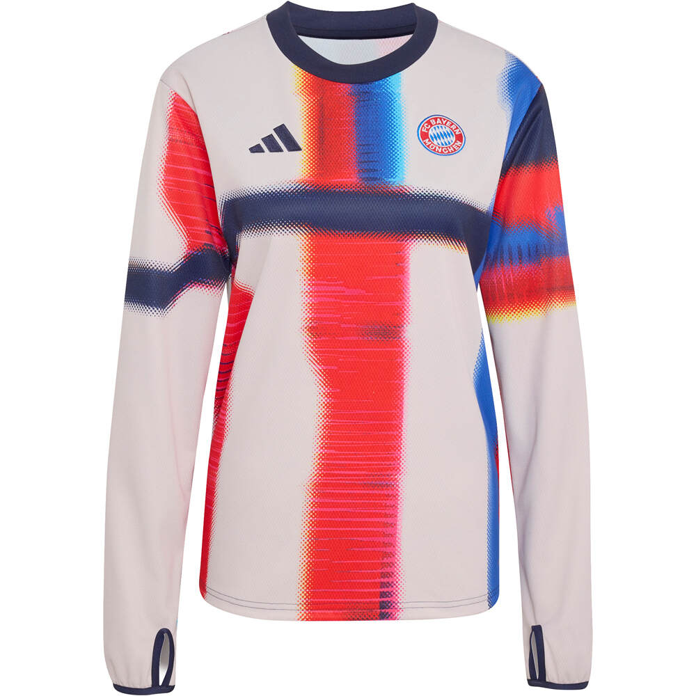 adidas sudadera entrenamiento fútbol B.MUNICH 26 PRE WTP W vista frontal