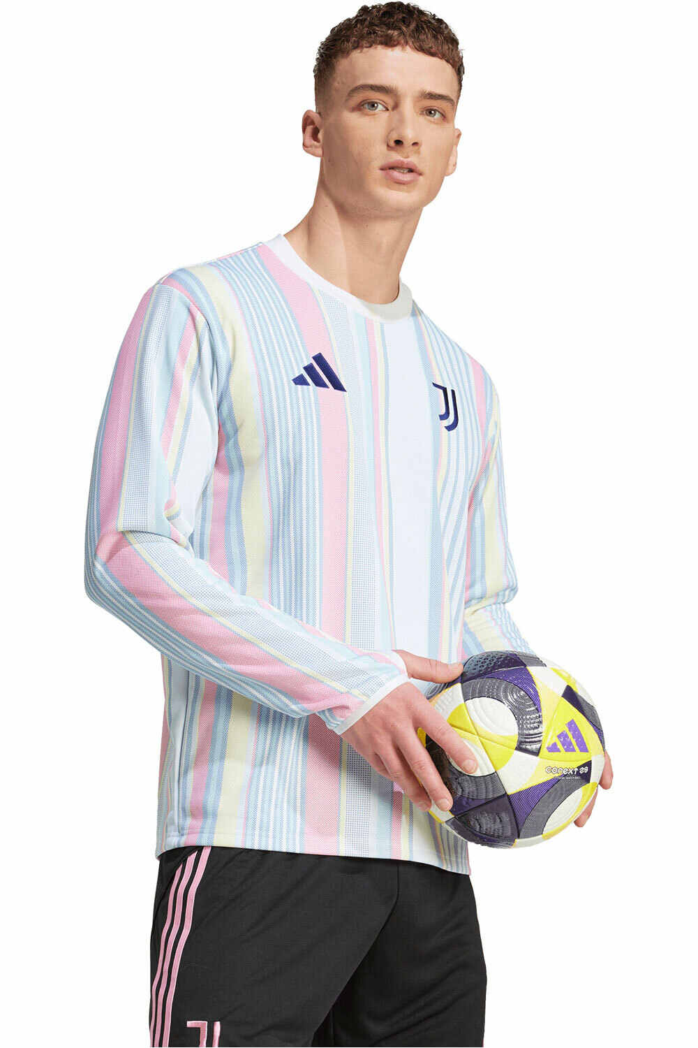 adidas sudadera entrenamiento fútbol CALENTAMIENTO CLIDA JUVENTUS 25/26 vista detalle