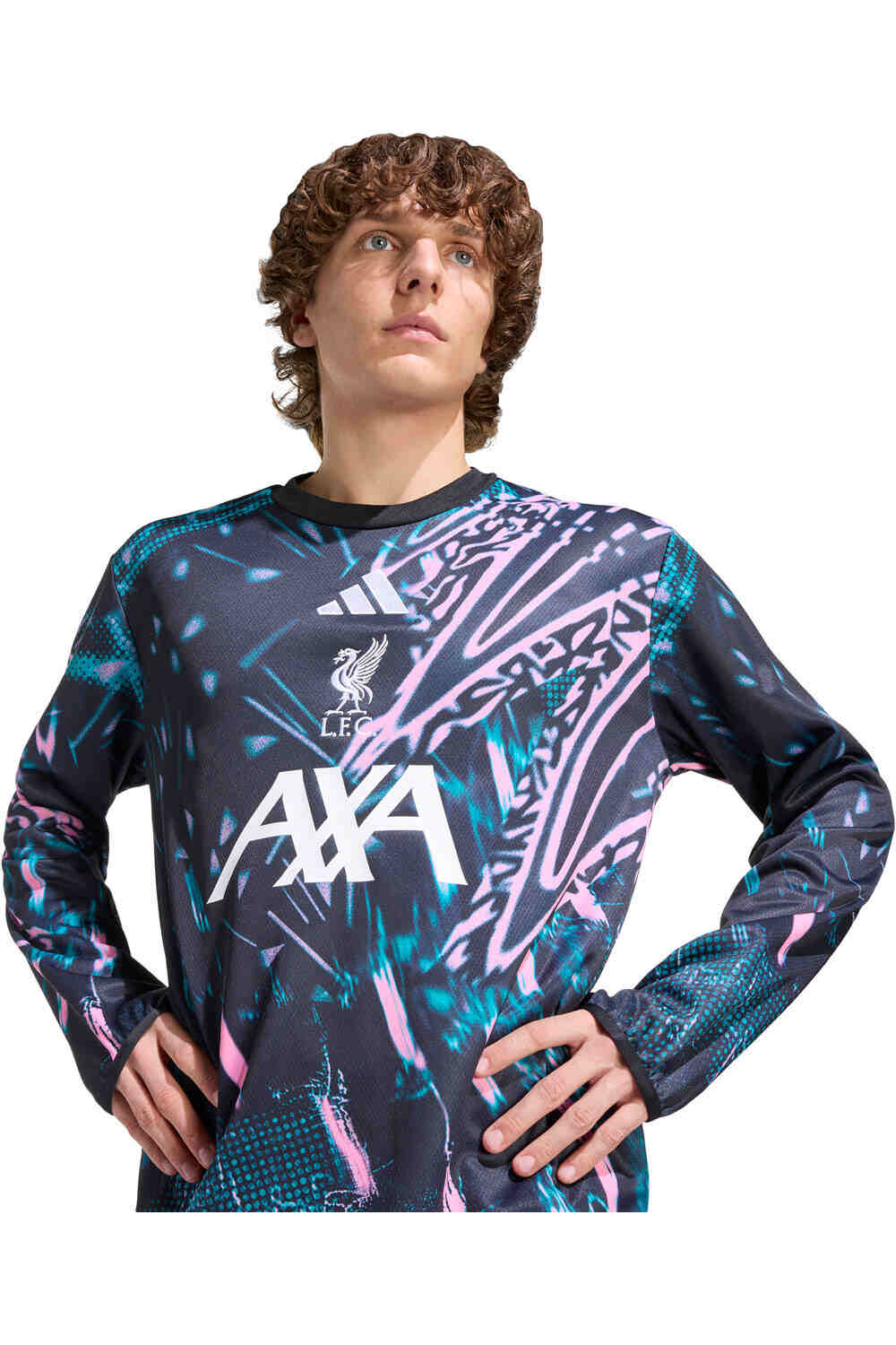 adidas sudadera entrenamiento fútbol CALENTAMIENTO LIVERPOOL FC 25/26 vista detalle