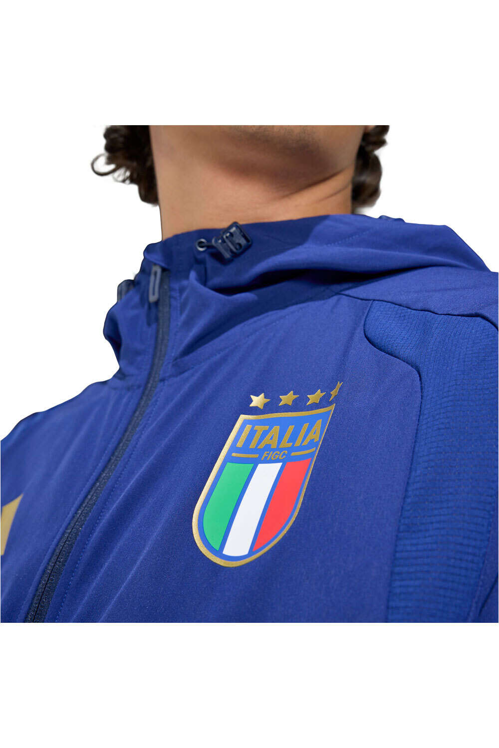 adidas sudadera entrenamiento fútbol CORTAVIENTOS ITALIA TIRO TRAVEL vista detalle