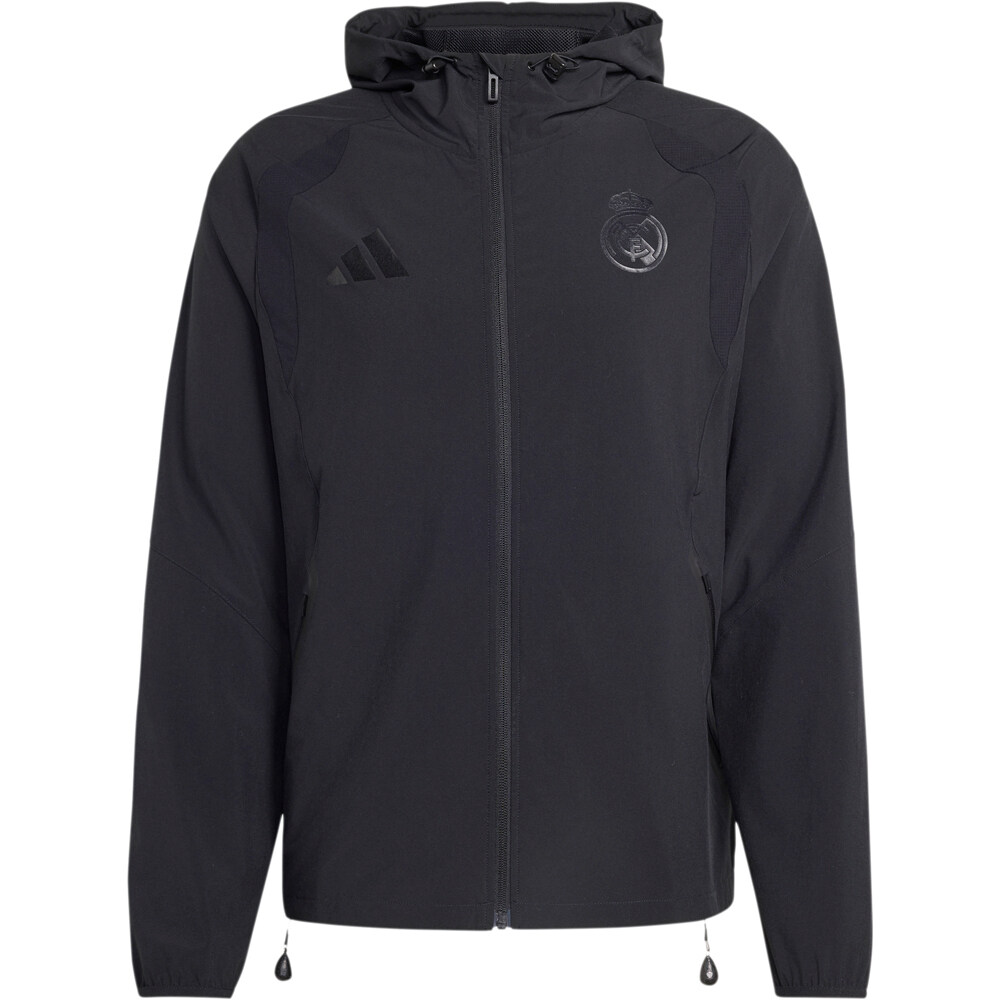 adidas sudadera entrenamiento fútbol CORTAVIENTOS REAL MADRID TRAVEL 04