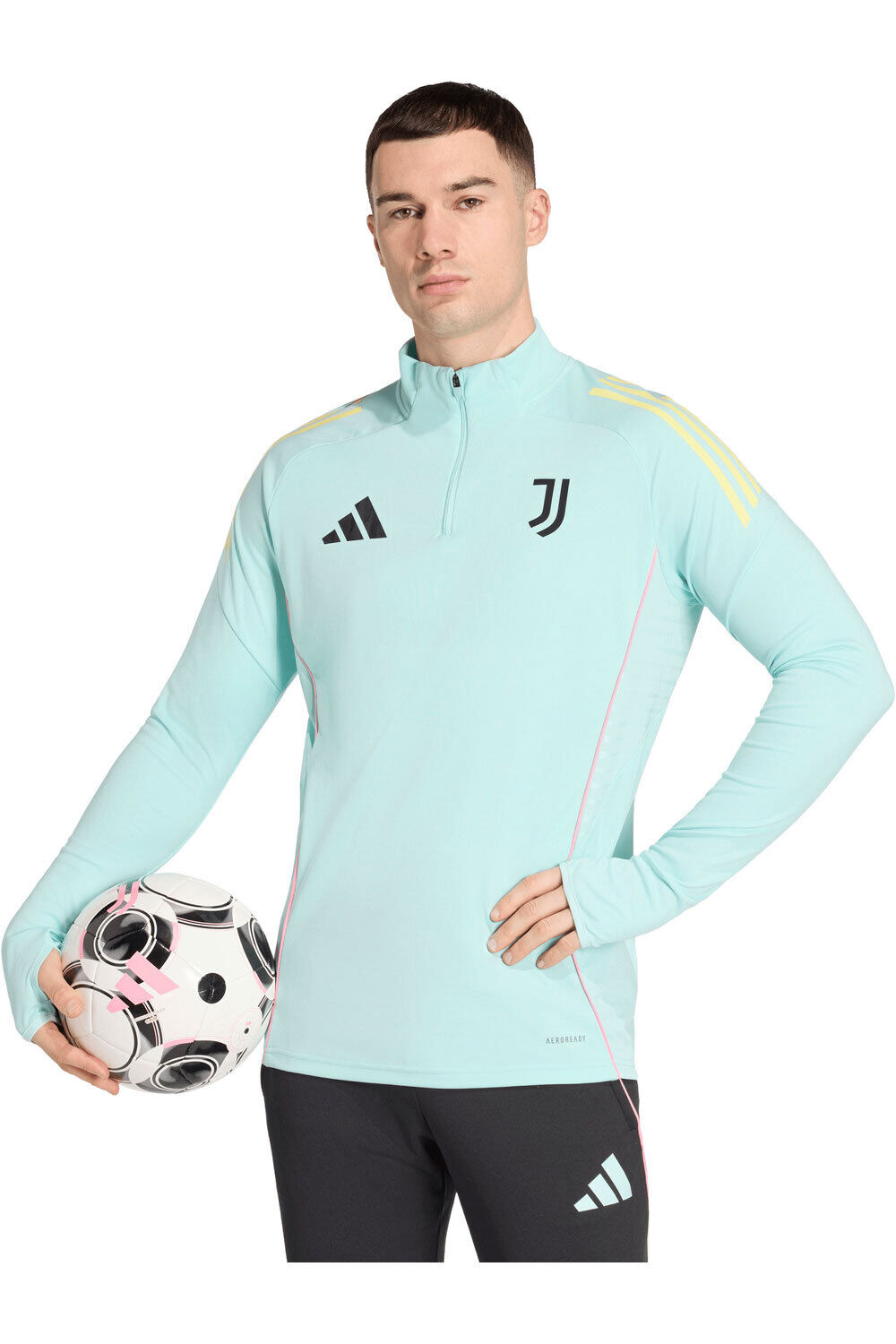 adidas sudadera entrenamiento fútbol ENTRENAMIENTO JUVENTUS TIRO 25 COMPET vista frontal