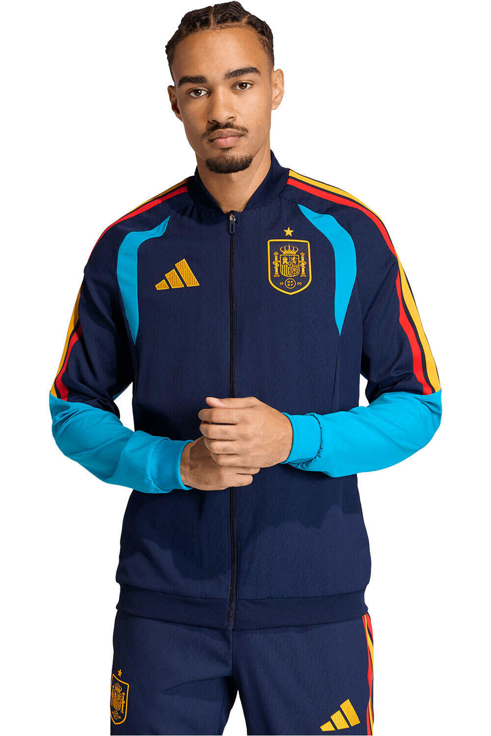 adidas sudadera entrenamiento fútbol ESPAA 26 PRE JKT MNAZ vista frontal