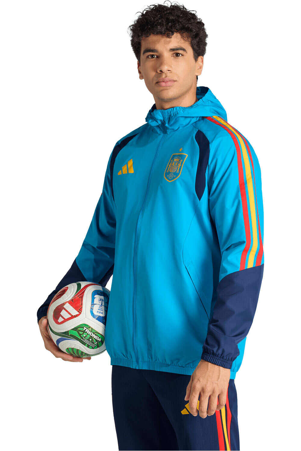 adidas sudadera entrenamiento fútbol ESPAA 26 TIRO ALL WEATHER vista frontal