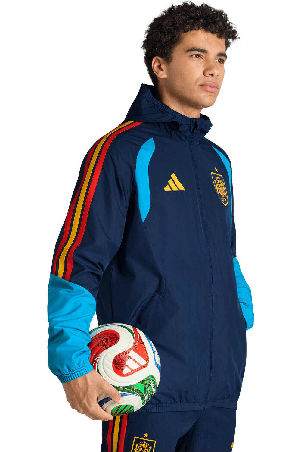 adidas sudadera entrenamiento fútbol ESPAA 26 TIRO ALL WEATHER vista frontal