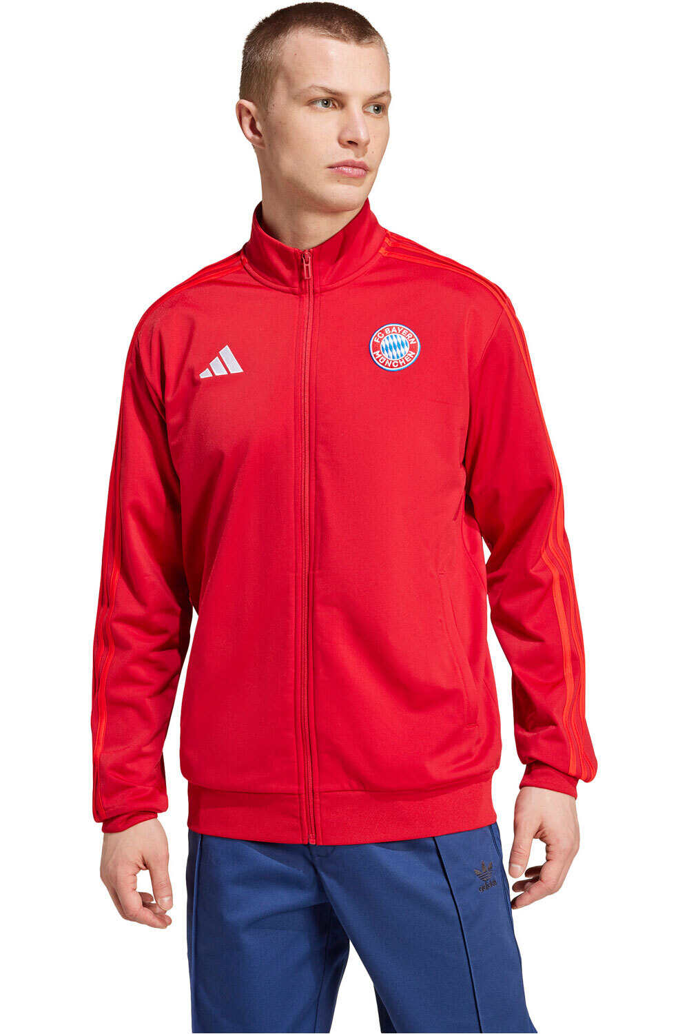 adidas sudadera entrenamiento fútbol FC BAYERN DNA TRACK vista frontal