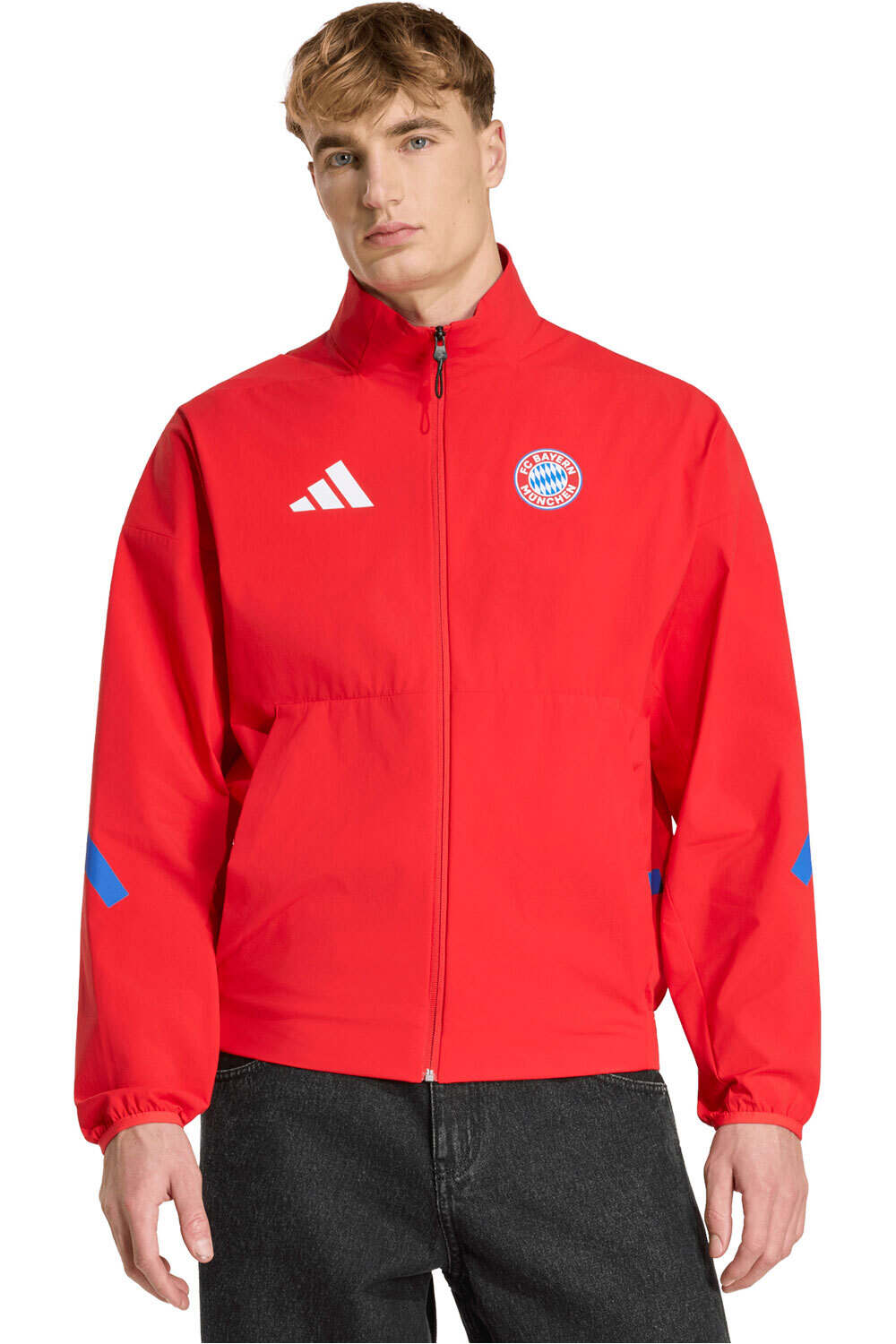 adidas sudadera entrenamiento fútbol FC BAYERN Z.N.E. ANTHEM vista frontal