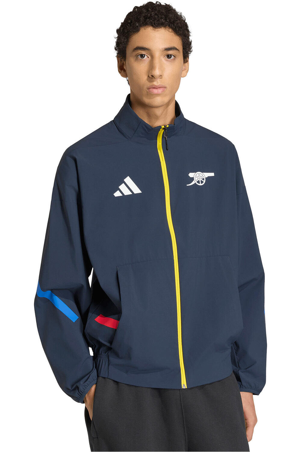 adidas sudadera entrenamiento fútbol HIMNO ARSENAL FC Z.N.E. vista frontal