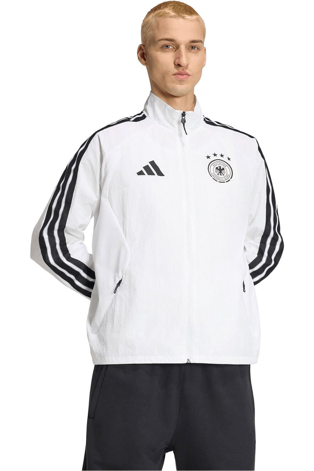 adidas sudadera entrenamiento fútbol HIMNO LOCAL ALEMANIA vista frontal
