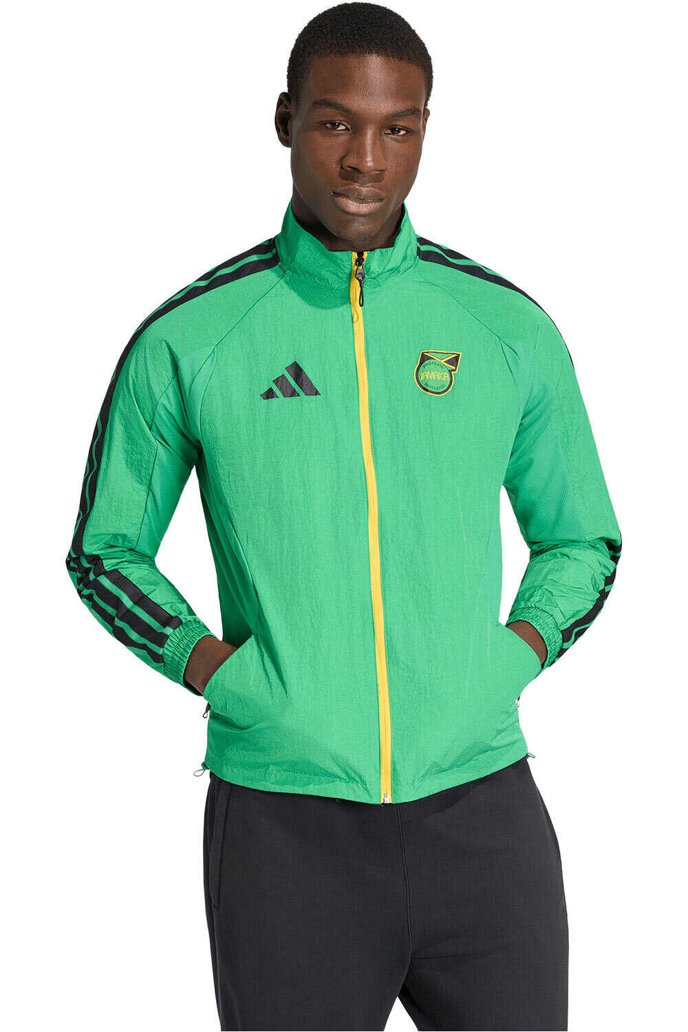 adidas sudadera entrenamiento fútbol HIMNO PRIMERA EQUIPACIN JAMAICA vista frontal