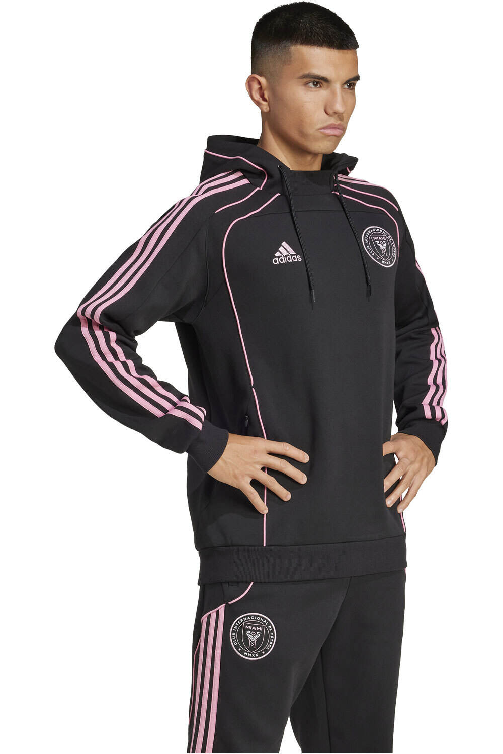 adidas sudadera entrenamiento fútbol INTER MIAMI 25 TRV HOODY vista detalle