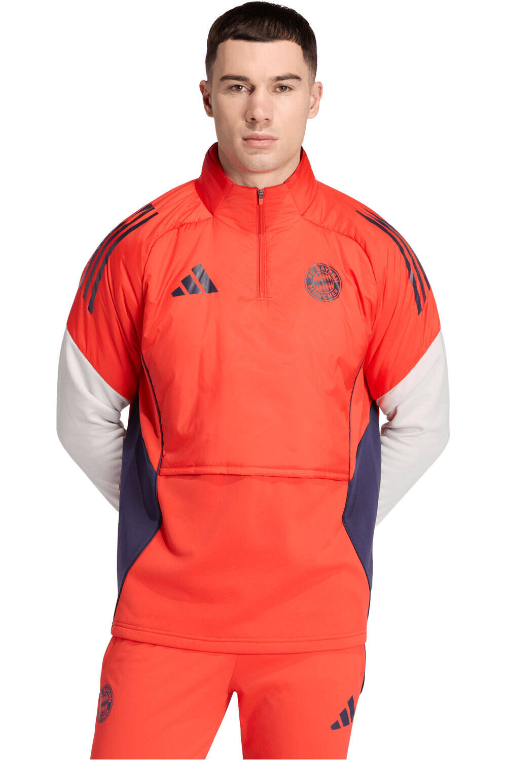 adidas sudadera entrenamiento fútbol INVIERNO FC BAYERN TIRO 25 vista frontal