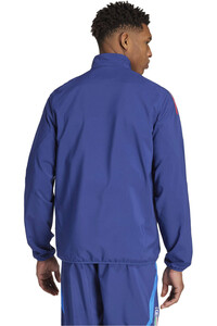adidas sudadera entrenamiento fútbol ITALIA 25 PRE JKT vista trasera