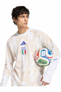adidas sudadera entrenamiento fútbol ITALIA 26 PRE-PARTIDO vista detalle