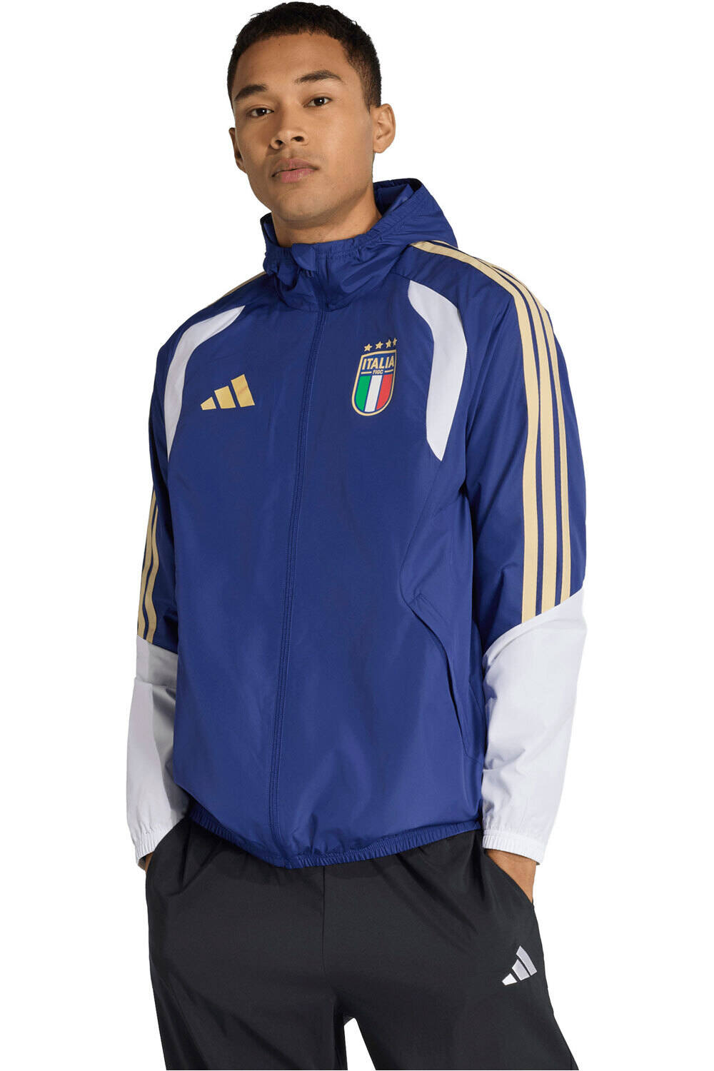 adidas sudadera entrenamiento fútbol ITALIA 26 TIRO ALLWEATHER vista frontal