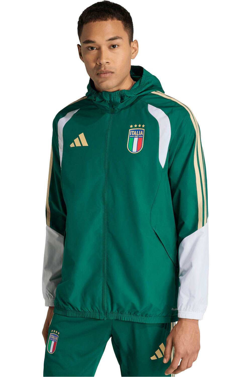 adidas sudadera entrenamiento fútbol ITALIA 26 TIRO ALLWEATHER vista frontal