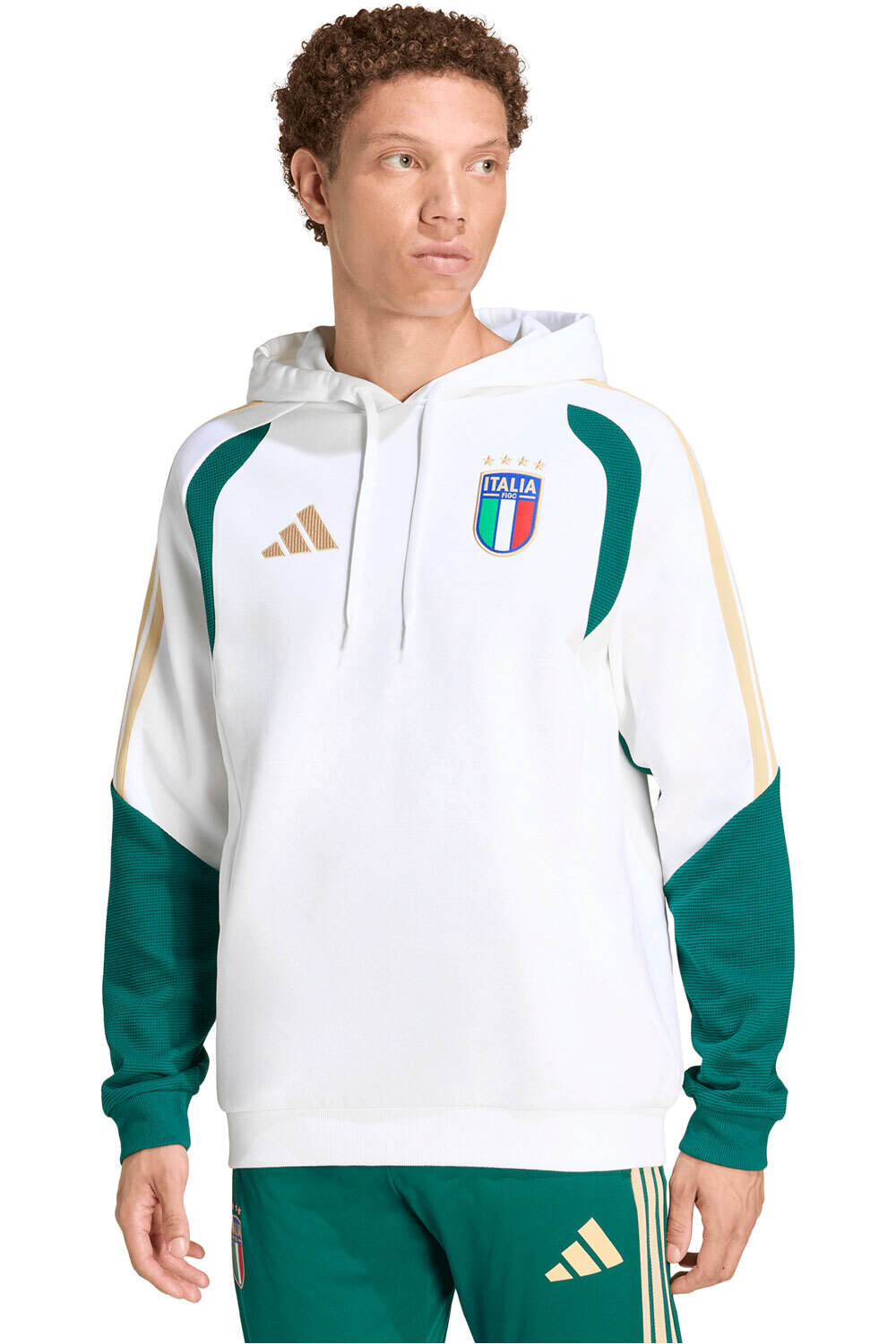 adidas sudadera entrenamiento fútbol ITALIA 26 TIRO vista frontal
