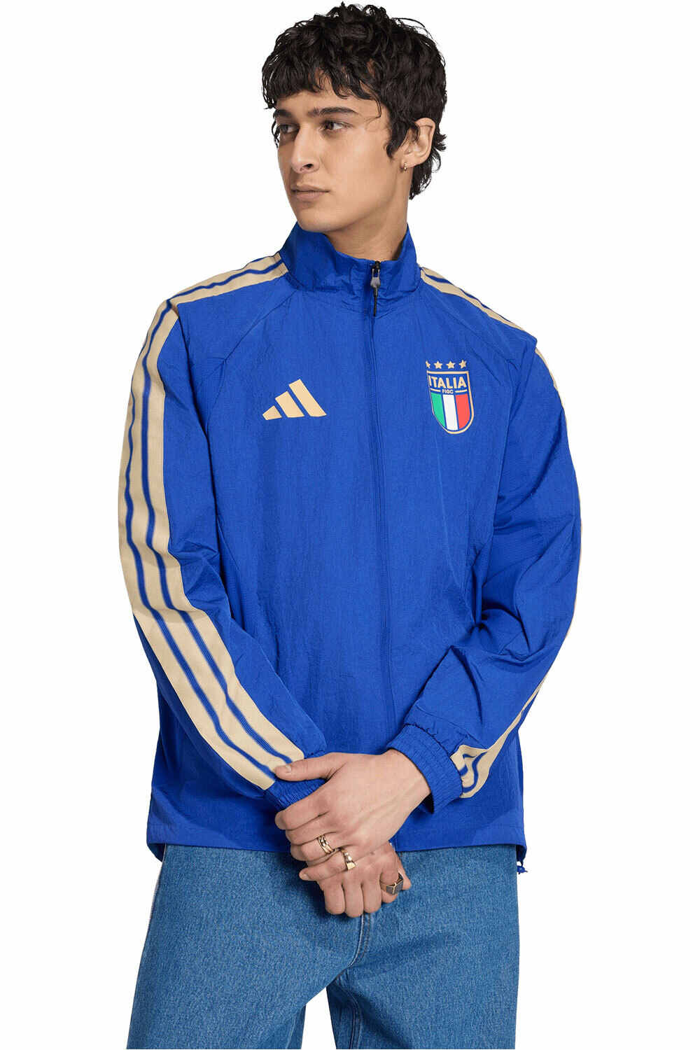 adidas sudadera entrenamiento fútbol ITALIA 26 vista frontal