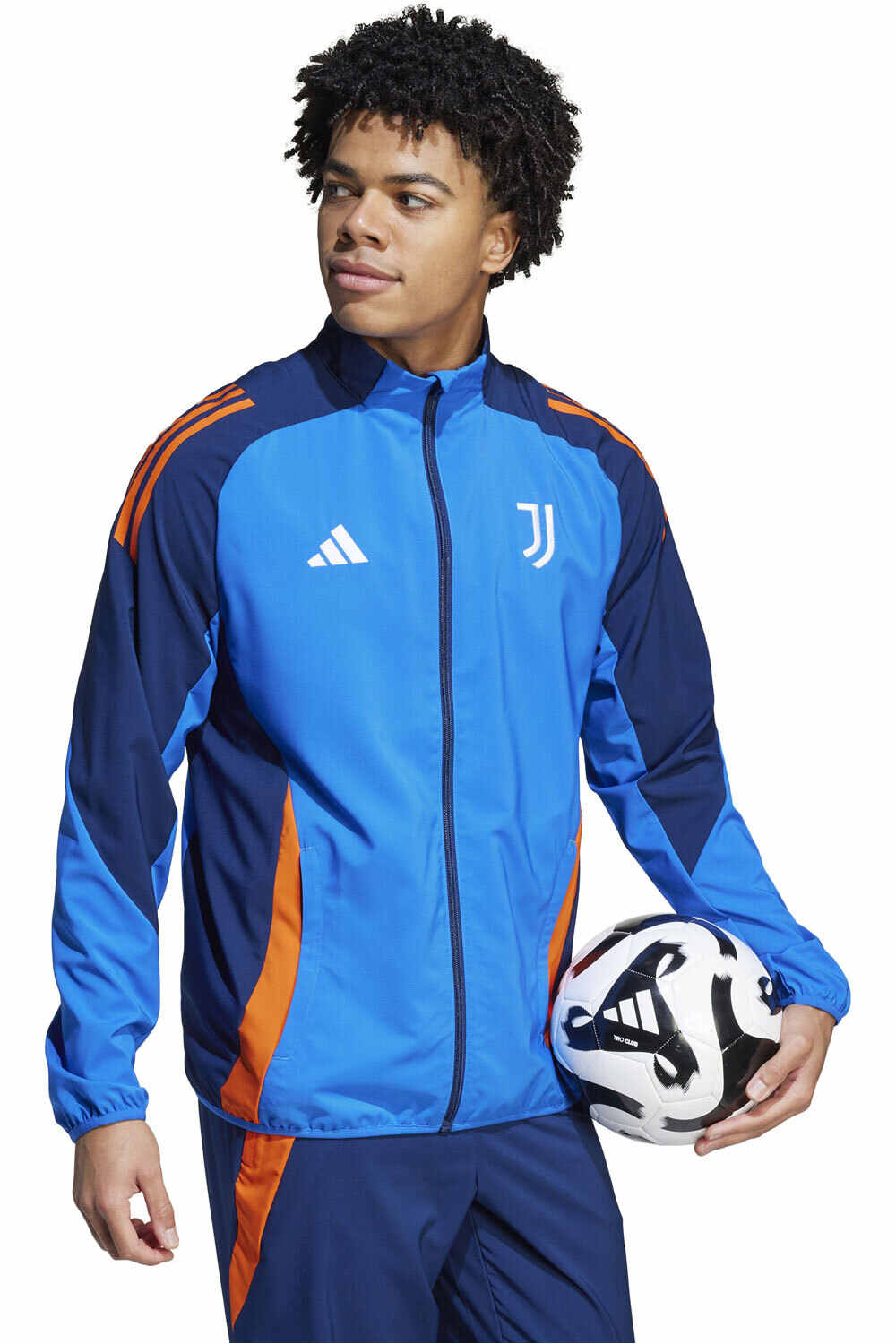 adidas sudadera entrenamiento fútbol JUVENTUS 25 PRE JKT vista detalle