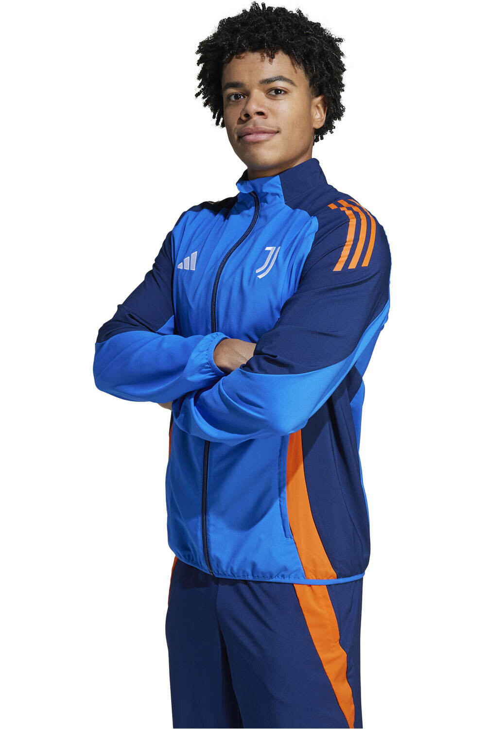 adidas sudadera entrenamiento fútbol JUVENTUS 25 PRE JKT vista frontal