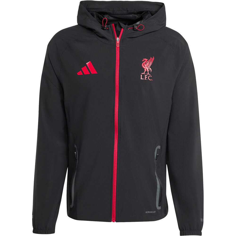 adidas sudadera entrenamiento fútbol LIVERPOOL FC TIRO 25 VIS TECH TRAVEL 05