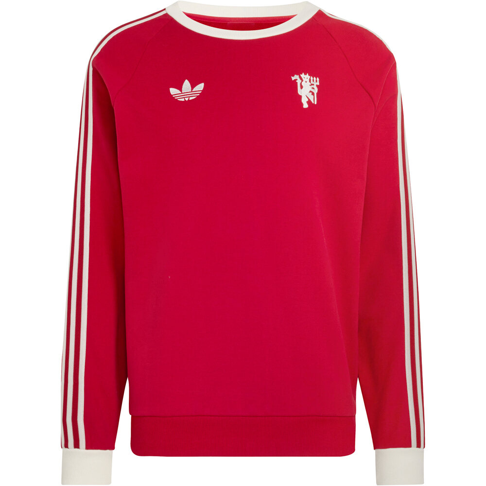 adidas sudadera entrenamiento fútbol MANCHESTER U ORIGINALS CREW 04