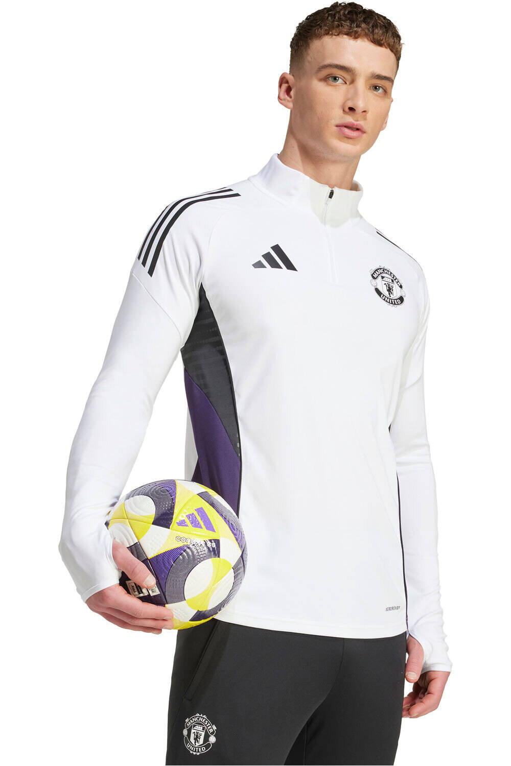 adidas sudadera entrenamiento fútbol MANCHESTER UNITED 25/26 COMPETITION vista detalle