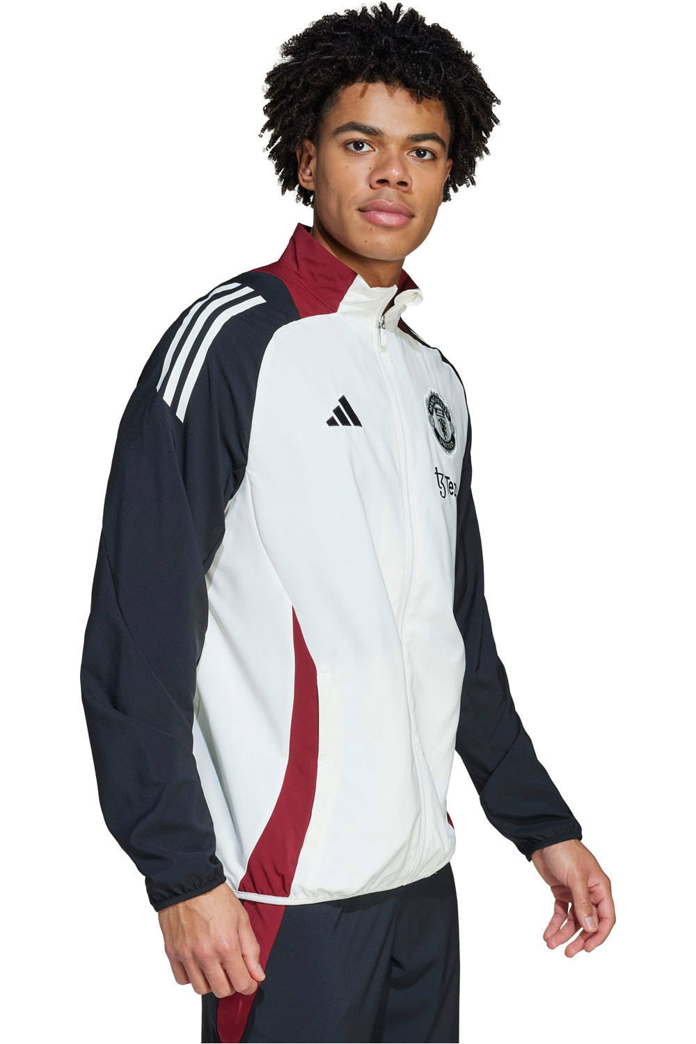 adidas sudadera entrenamiento fútbol Manchester United Tiro 24 vista detalle