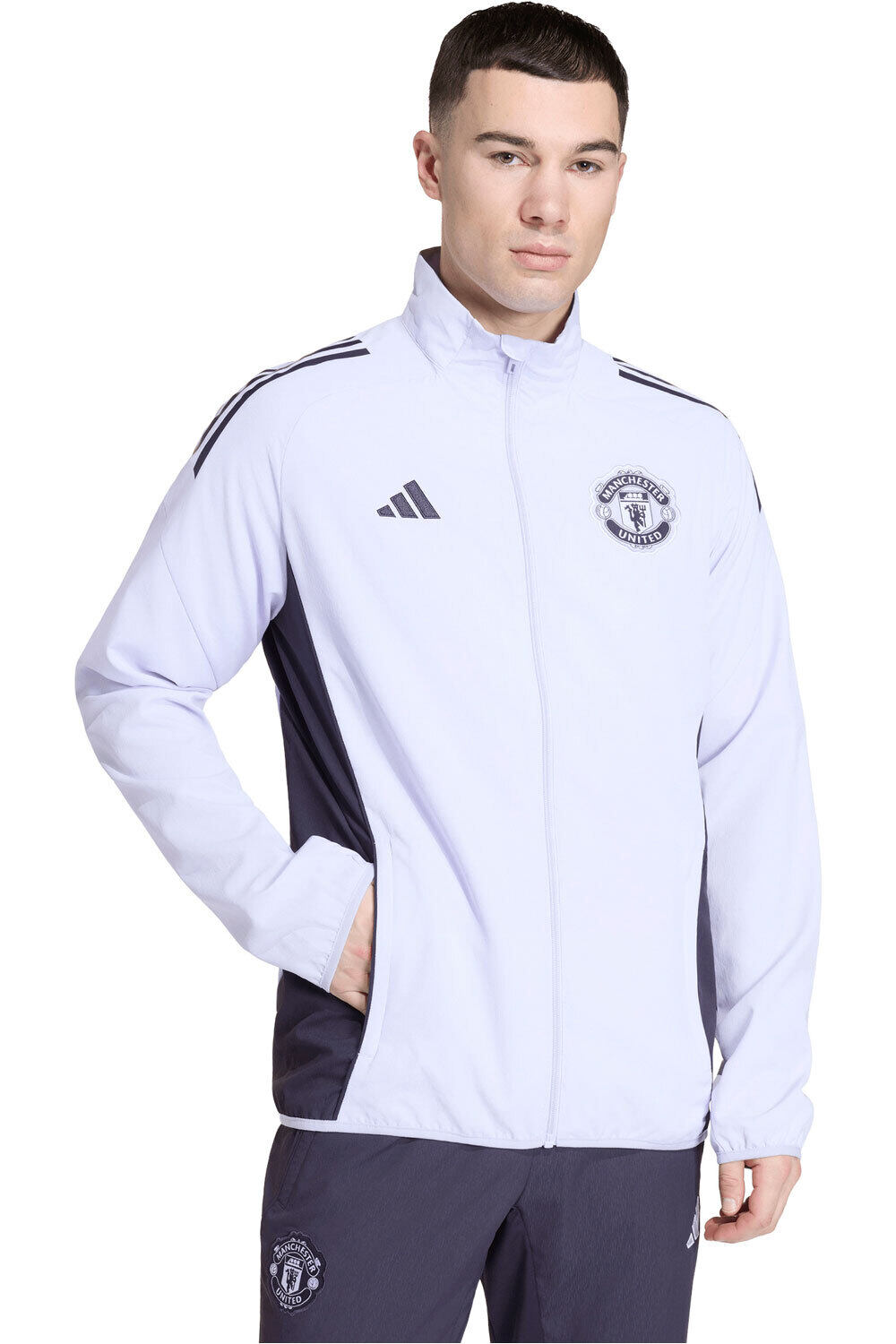 adidas sudadera entrenamiento fútbol MANCHESTER UNITED TIRO 25 COMPETITION vista frontal