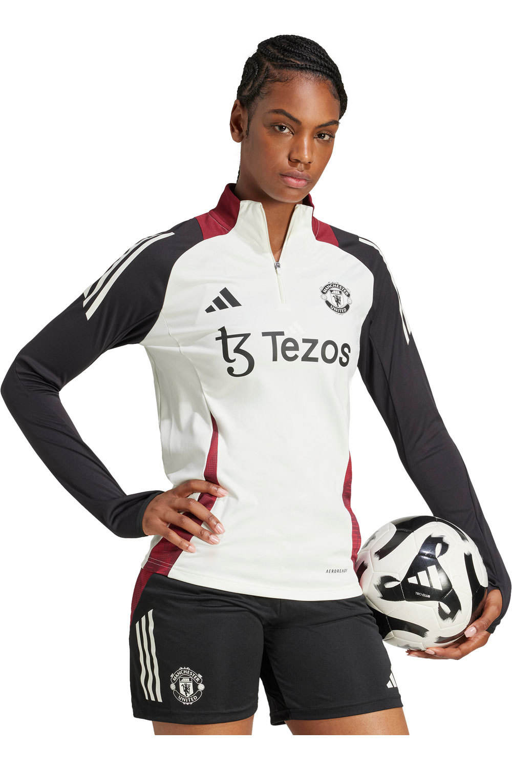 adidas sudadera entrenamiento fútbol M.UNITED 25 TR TOPW vista detalle