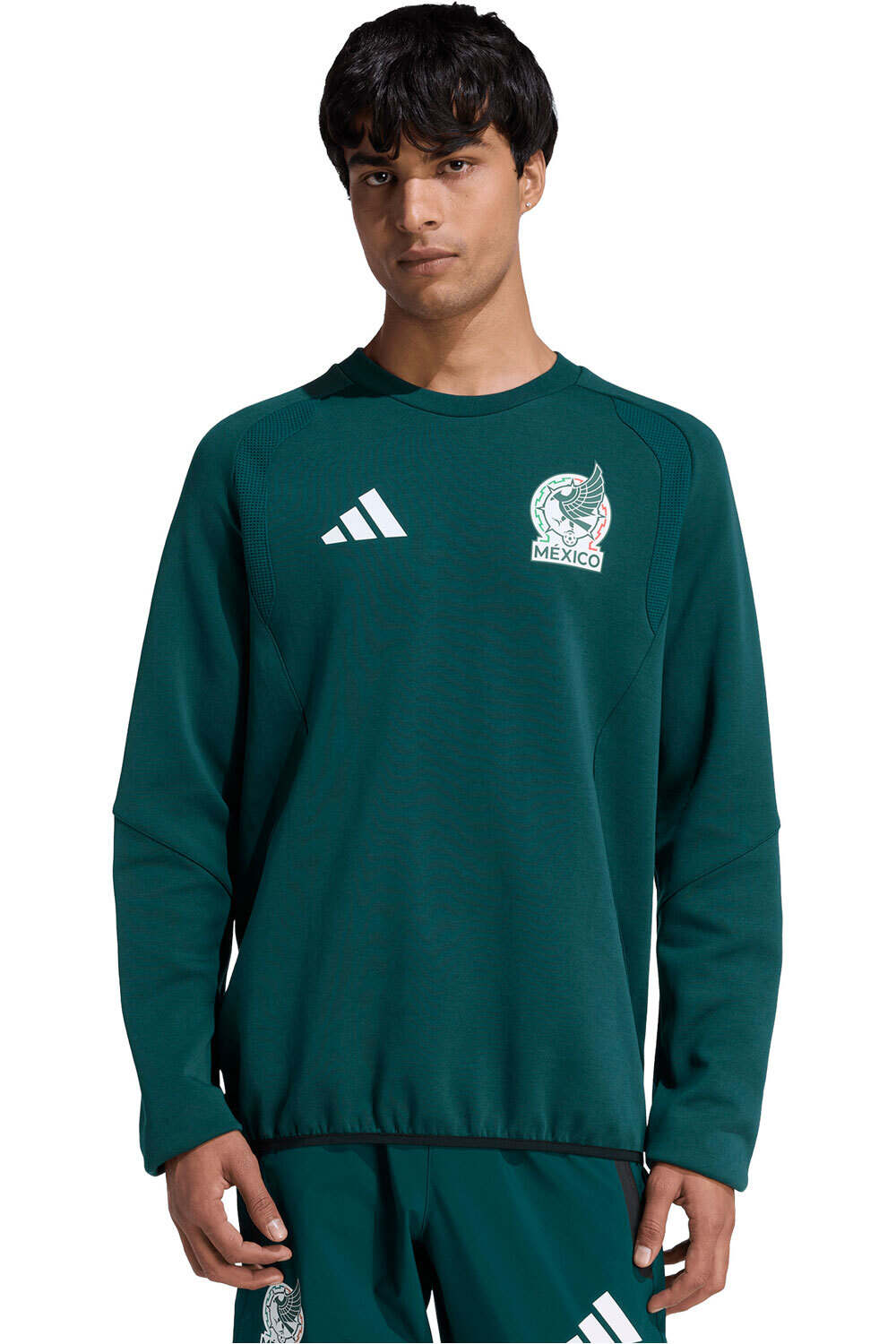adidas sudadera entrenamiento fútbol MXICO TIRO TRAVEL vista frontal