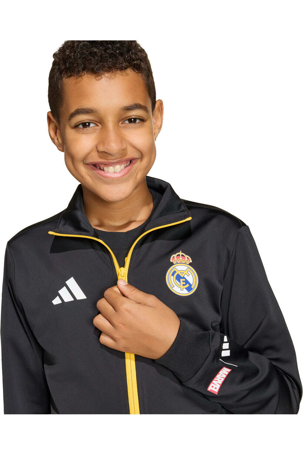 adidas sudadera entrenamiento fútbol niño ADIDAS REAL MADRID AVENGERS vista detalle