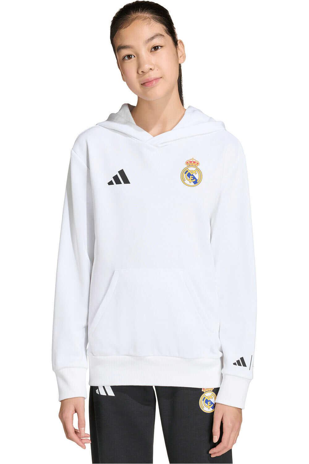 adidas sudadera entrenamiento fútbol niño ADIDAS REAL MADRID AVENGERS vista frontal
